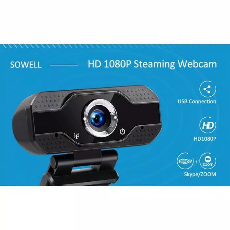 Jual Webcam Full Hd 1080P Pc Camera Live Streaming Zoom Meeting V8 Gaming Kamera Web Cam | Shopee Indonesia