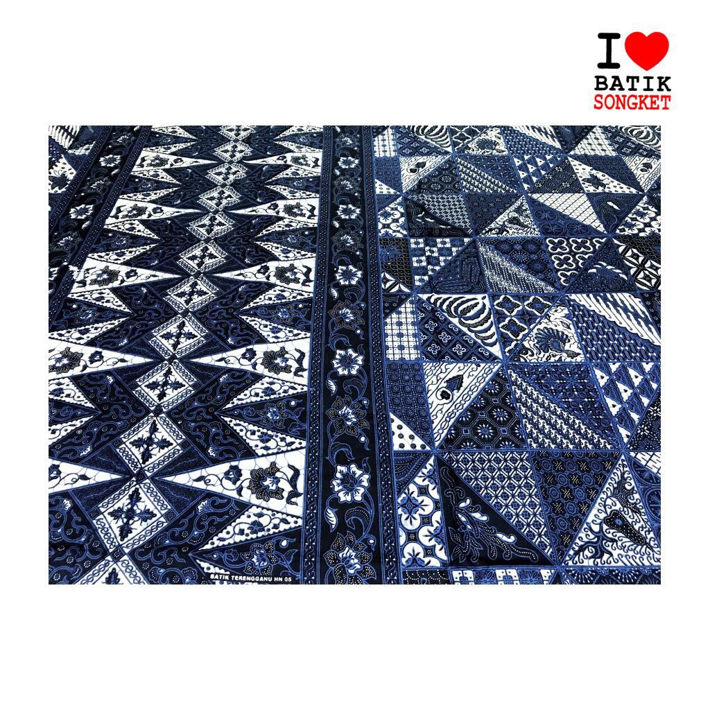 sarung betawi motif 12 tumpal pucuk rebung bahan kain batik jakarta