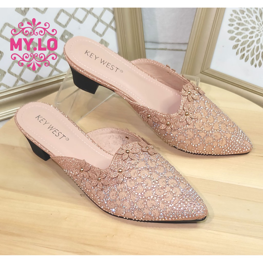 SEPATU PESTA HEEL WEDDING WANITA IMPORT MYLO MS11A17