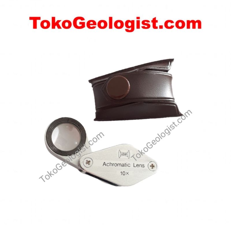 Jual Loupe Geology Carton Leaf Achromatic Lens 10x Magnifier Lup