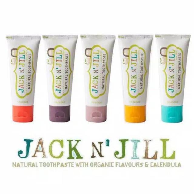 Jual Jack N' Jill Pasta Gigi Natural / Pasta Gigi Organic / Natural