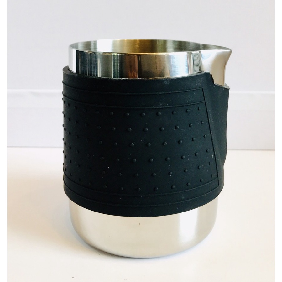 Jual Milk Jug Stainless 350 ml with Silicone Pitcher Kopi Susu Late Art Milkjug Rubber Jacket