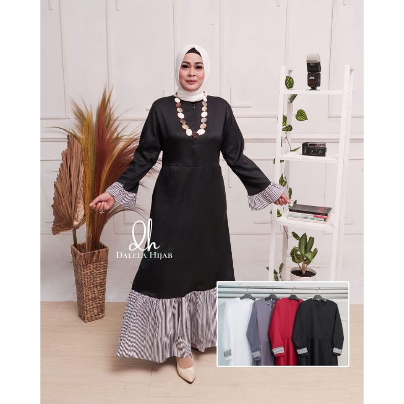 (MODEL BARU ) GAMIS MESANA ALL SIZE LD 110/ GAMIS BRUKAT IMPORT/GAMIS