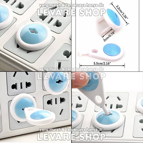 Pengaman Stop Kontak/ Penutup Colokan Listrik Socket Cover Baby Safety  (MODEL 2 PIN) | Shopee Indonesia