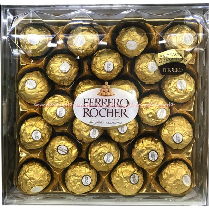 Jual New Ready Best Seller Ferrero Rocher Chocolate Gold Coklat Bulat Emas Ferero Rocer Isi 24Pcs | Shopee Indonesia