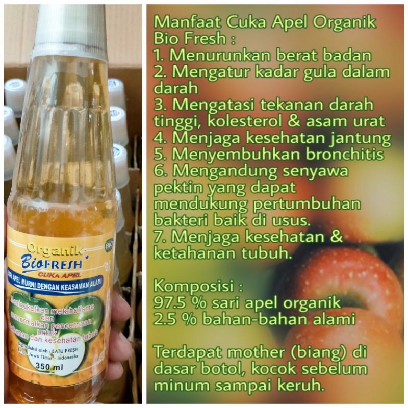 Khasiat Cuka Apel Untuk Tubuh Sejatinya, segala hal yang berbahan