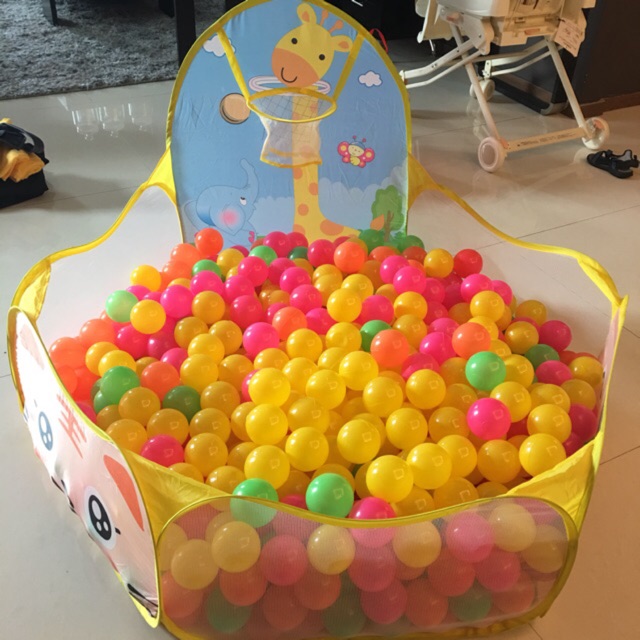 Jual [1Kg] Mainan Mandi Bola Anak + Bola | Tenda Mainan | Shopee Indonesia