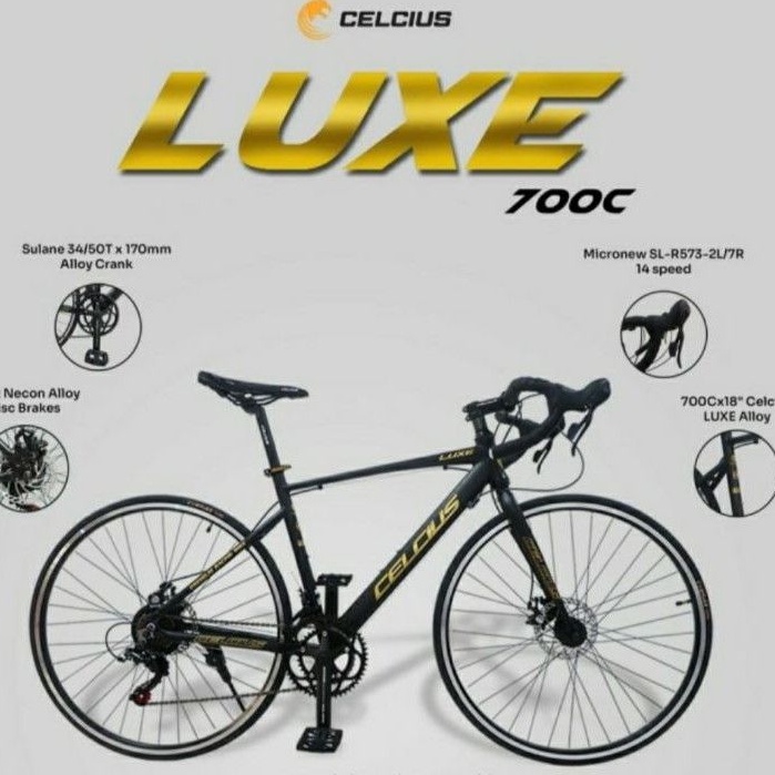 SEPEDA ROADBIKE CELCIUS LUXE ALLOY 700C Shopee Indonesia