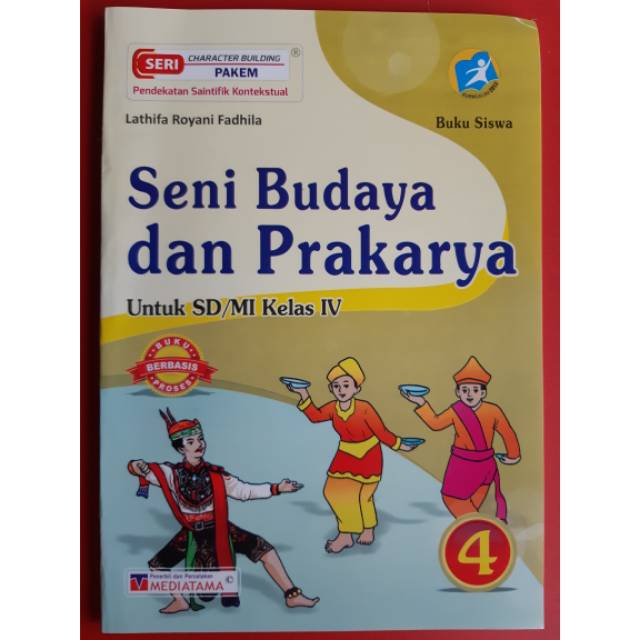 Jual Buku Pelajaran Seni Budaya dan Prakarya Kelas 4 SD/MI Kurikulum