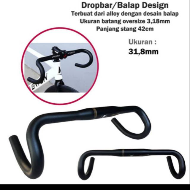 Jual Handlebar Stang Sepeda Balap,Fixie Alloy | Shopee Indonesia