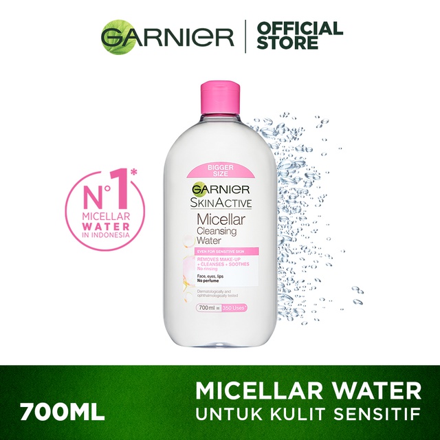 Garnier Micellar Water Pink Skin Care 700 ml (Pembersih