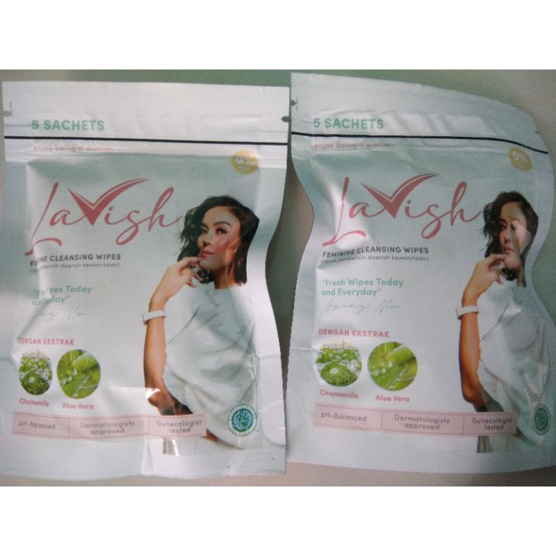 Jual Lavish Feminine Cleasing Wipes ( 5sachet) Shopee Indonesia