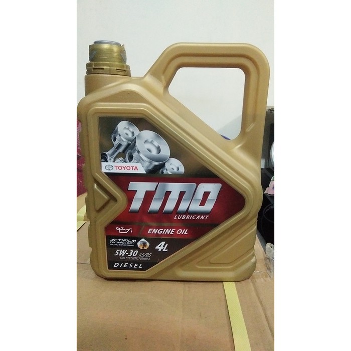 Oli Mesin Mobil Toyota Diesel TMO Gold 5W30 Synthetic 4 liter Original Shopee Indonesia
