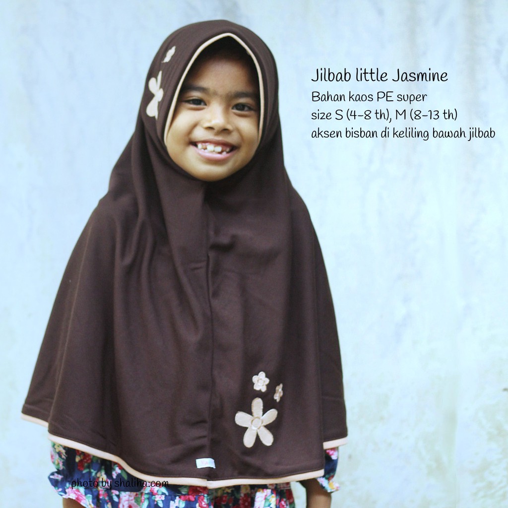 Jilbab Vania Muthi bunga M / Jilbab Little Jasmine M / jilbab muthi