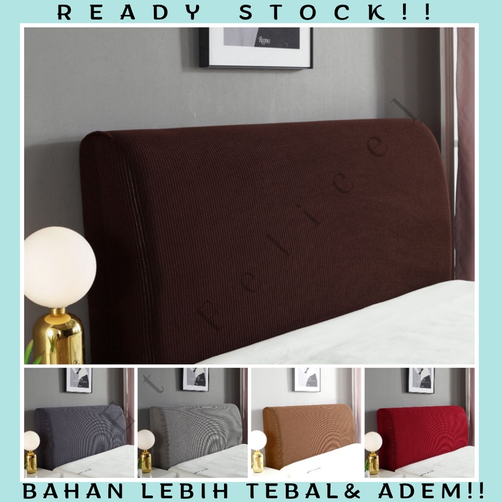 Jual Elastic Headboard Cover Plain Corn / Penutup Divan Polos Headbed