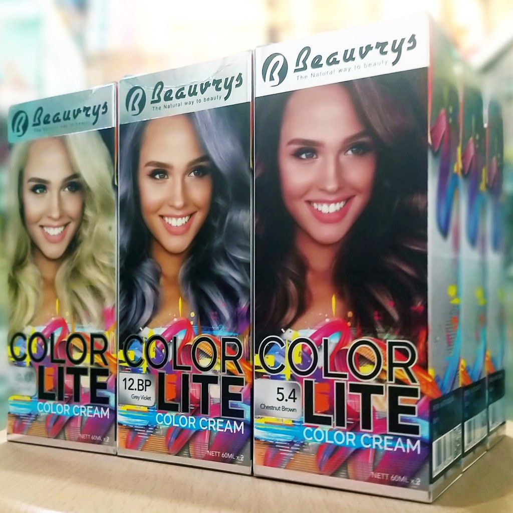 Jual Beauvrys Color Lite Cream Cat Semir Rambut / Bleaching Shopee