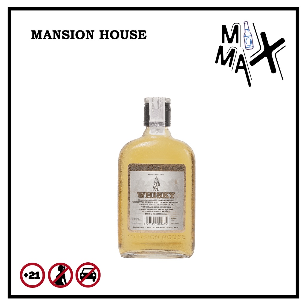 Jual Mansion House Whisky 350 ml Shopee Indonesia