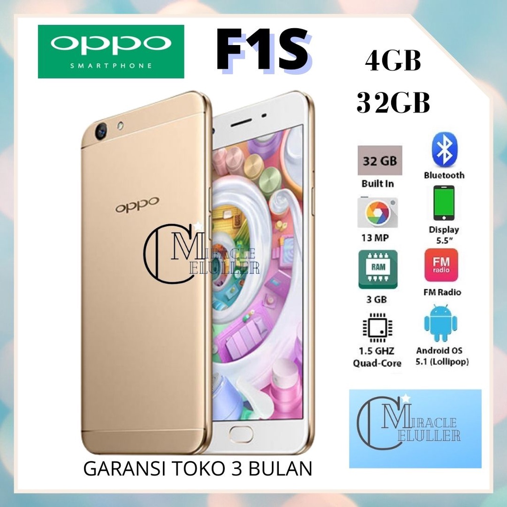 hp oppo f1s 4/32gb handphone murah Shopee Indonesia