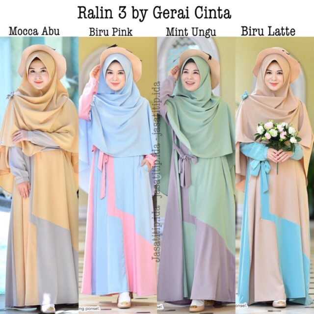 Gamis Gerai Cinta Couple Hijab Muslimah