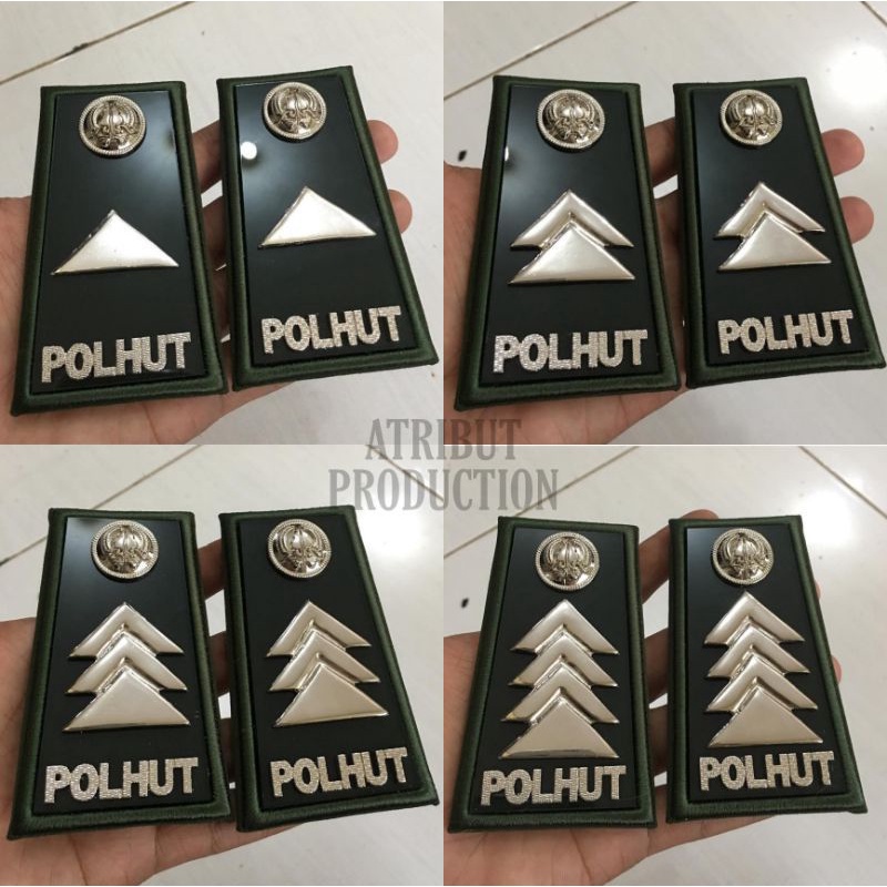 Jual Pangkat PDH POLHUT POLISI HUTAN Golongan 2A 2B 2C 2D ORIGINAL(04)