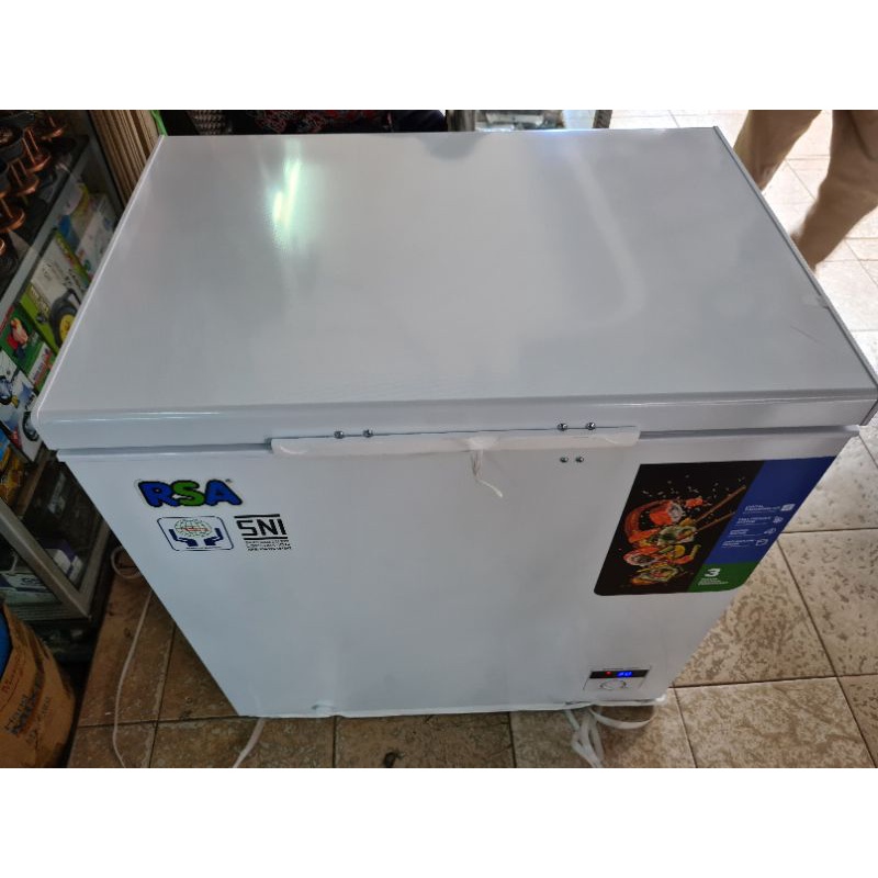 Jual KULKAS BOX CHEST FREEZER RSA 200 LITER CF 210 Shopee Indonesia