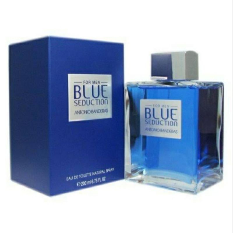 Jual Parfum Original Antonio Banderas Blue Seduction For Men 200Ml - Big Size Indonesia|Shopee Indonesia