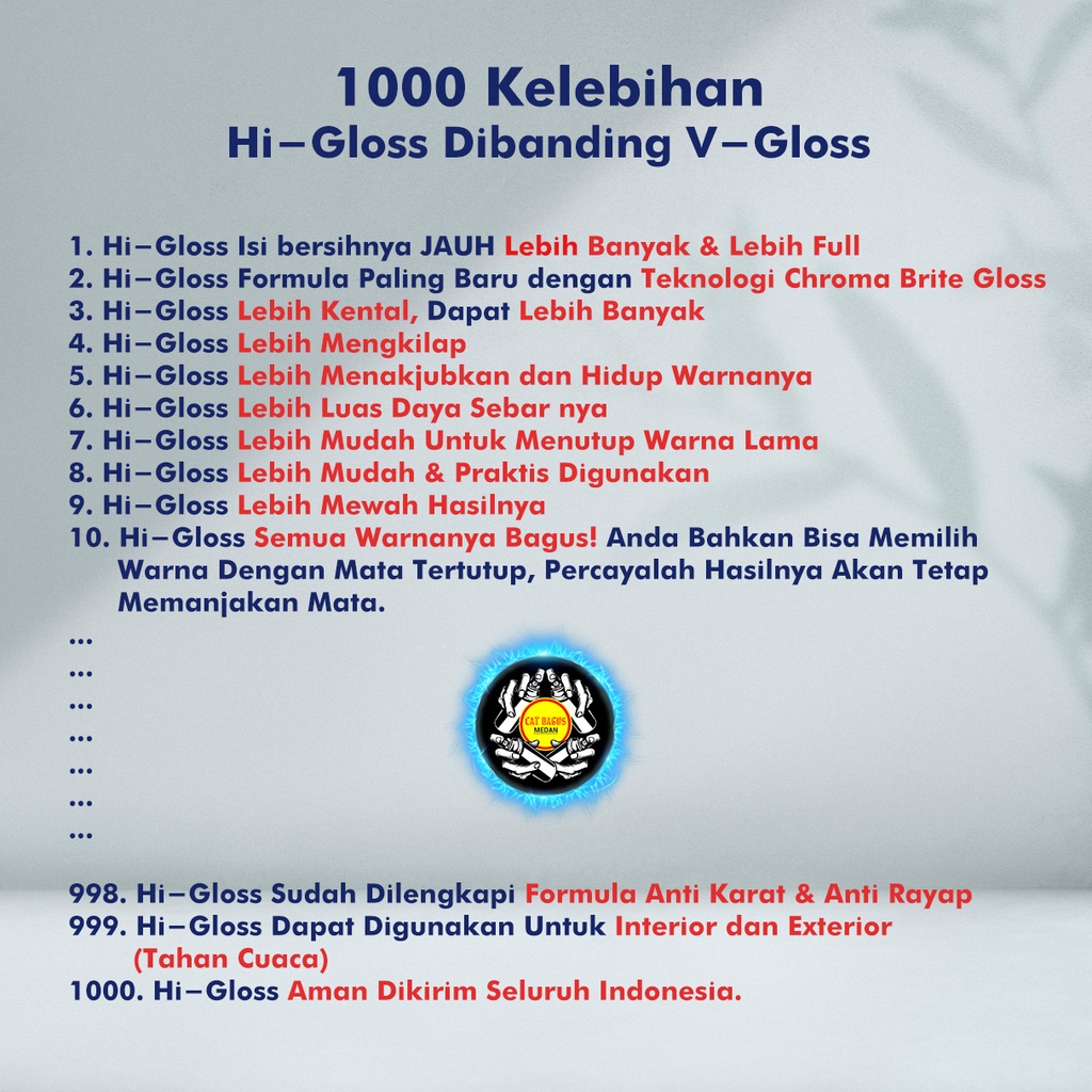 CAT MINYAK CAT KAYU DAN BESI DULUX CATYLAC HIGLOSS 1 KG WARNA