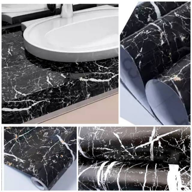 Jual Wallpaper Motif Marmer Hitam / Wallpaper Sticker Dinding Indonesia|Shopee Indonesia 640_X_640_jpg