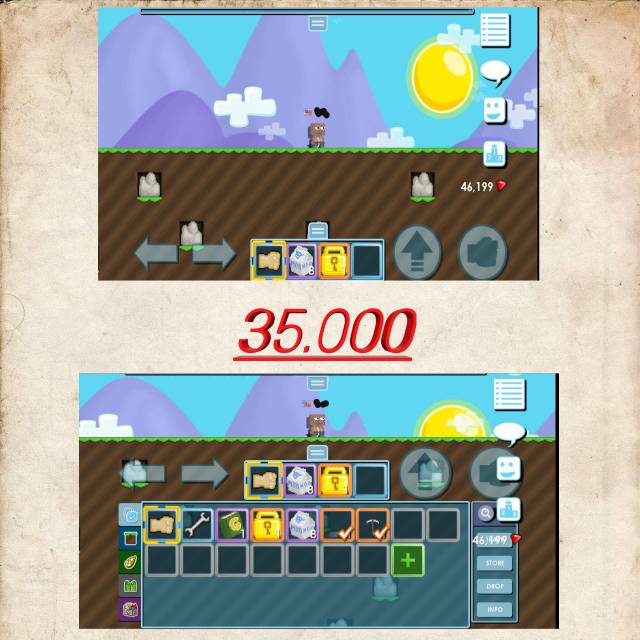 GROWTOPIA akun level 20+ dan 45k Gems&hellip; | Shopee Indonesia
