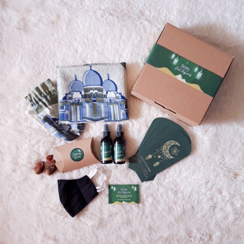 HAMPERS LEBARAN NEW NORMAL KIT IDUL FITRI GIFT BOX MURAH SOUVENIR
