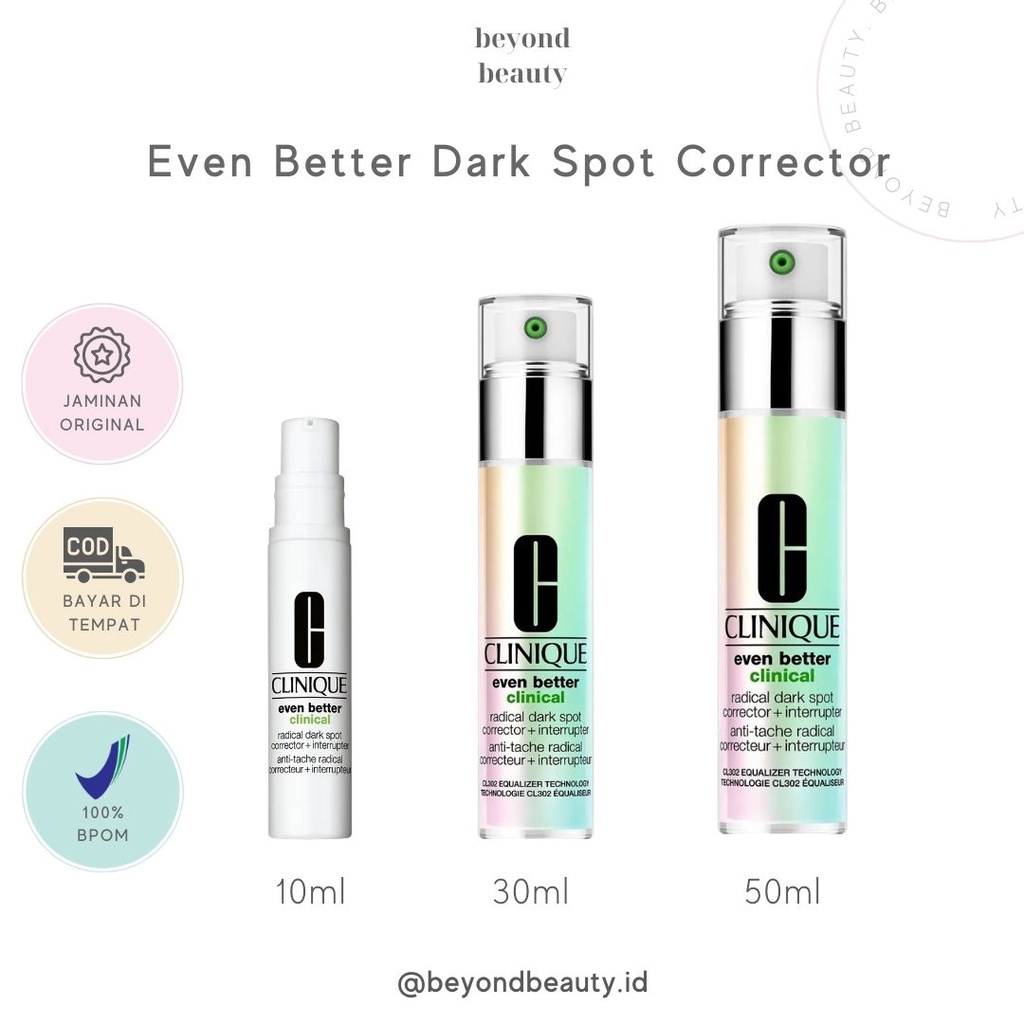 Jual Clinique Even Better Dark Spot Corrector Serum 30ml / 50ml