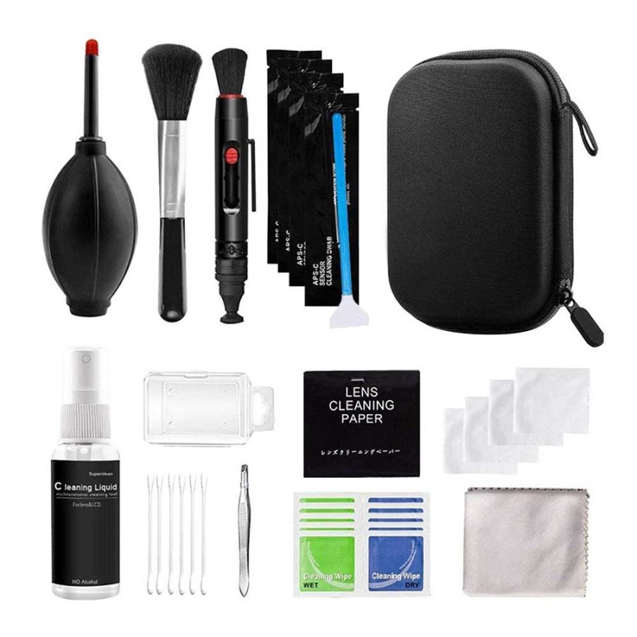Jual Cleaning Kit 13In1 With Camera Lens Cleaning Pen & Ccd Swab Free Case | Shopee Indonesia