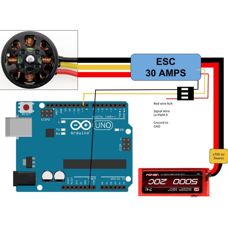 Jual Xxd Brushless Motor Esc 20A 30A 40A Stadar Configuration For Diy Drone Indonesia|Shopee Indonesia