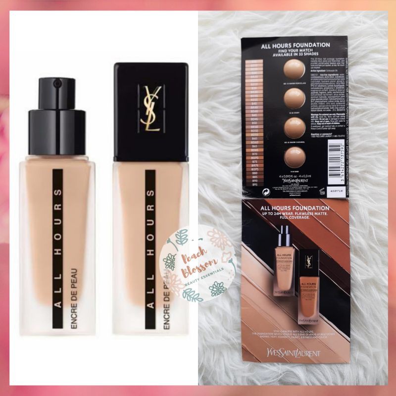 Jual Yves Saint Laurent All Hours Foundation - Sample Size | Shopee Indonesia