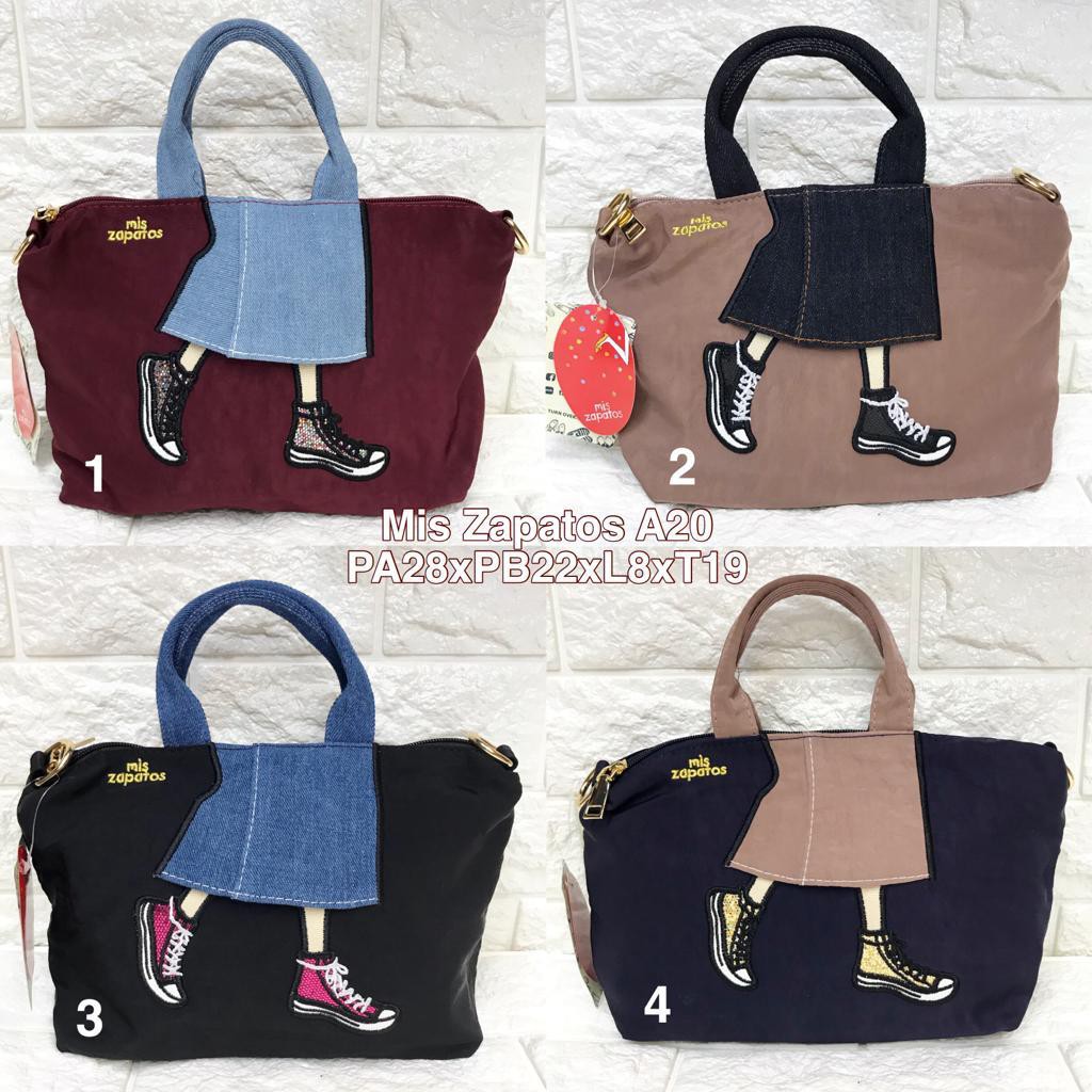 TAS MIS ZAPATOS LONG SKIRT IMPORT 2 FUNGSI HAND BAG TAS SELEMPANG Shopee Indonesia