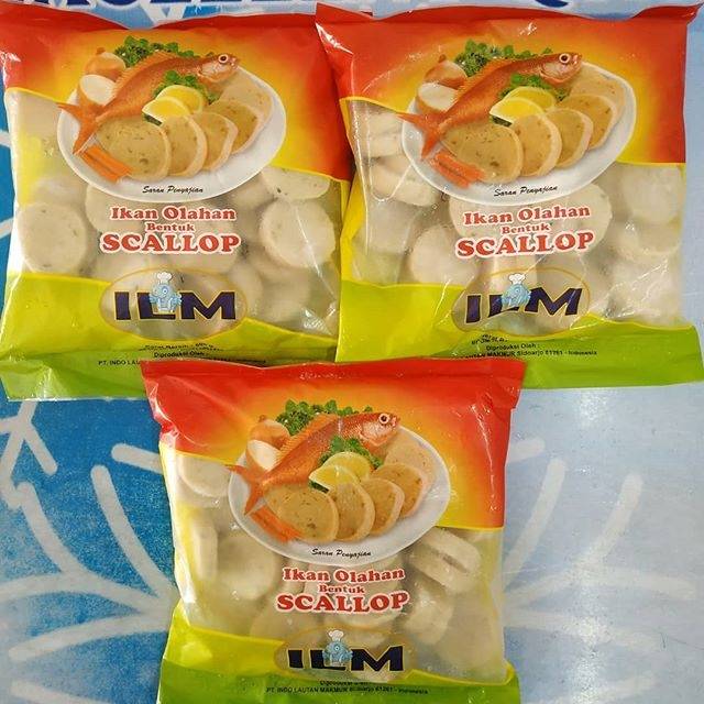 SCALLOP ILM PREMIUM 500G / SCALLOP IKAN OLAHAN ILM Shopee Indonesia