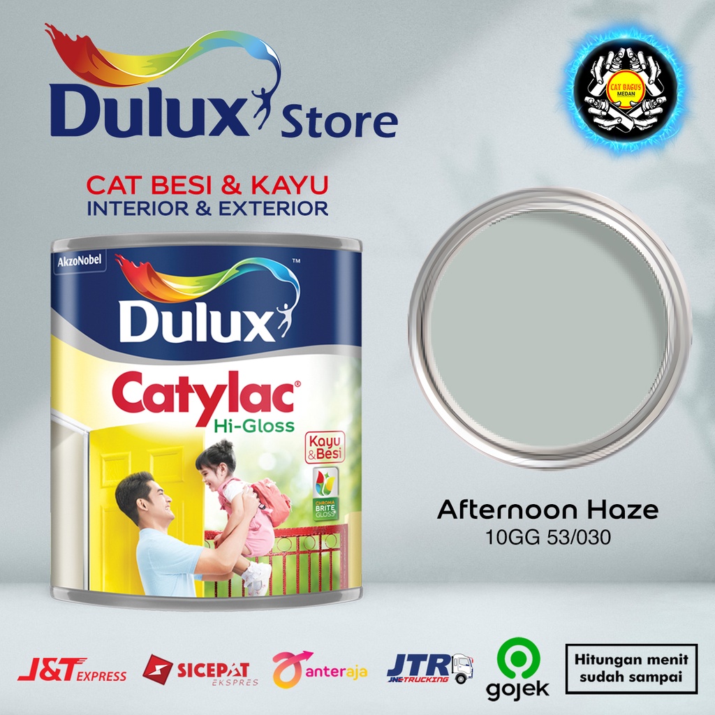Jual CAT MINYAK CAT KAYU DAN BESI DULUX CATYLAC HIGLOSS 1 KG WARNA