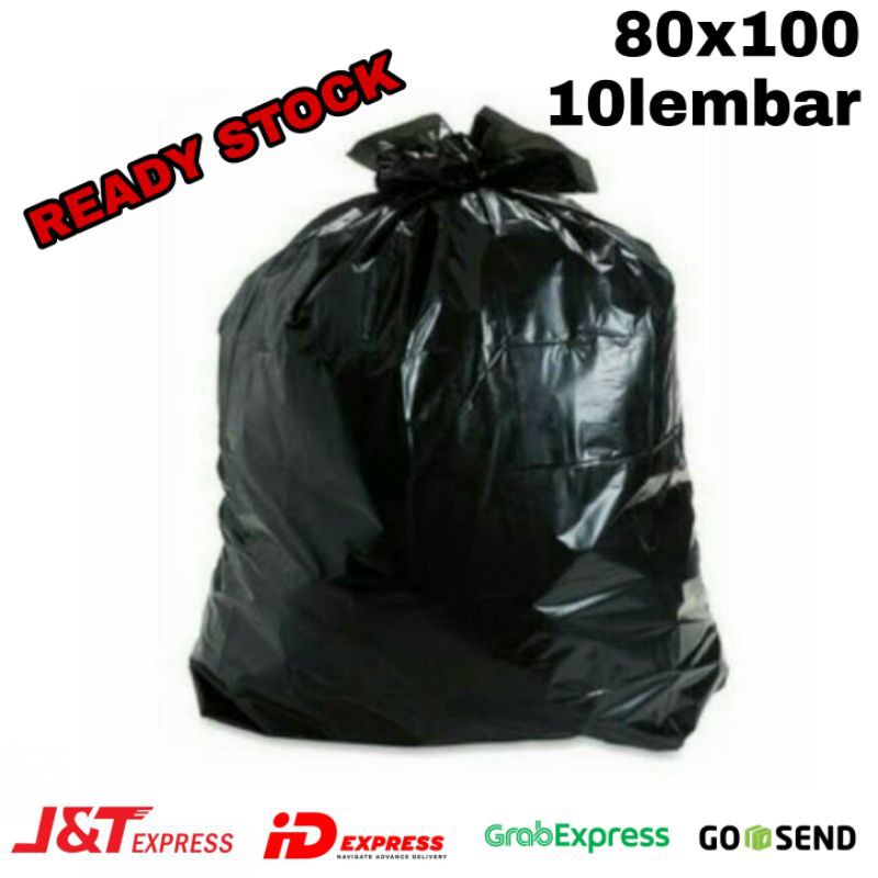 Jual Plastik Sampah/Trash Bag 80x100 isi 10lembar