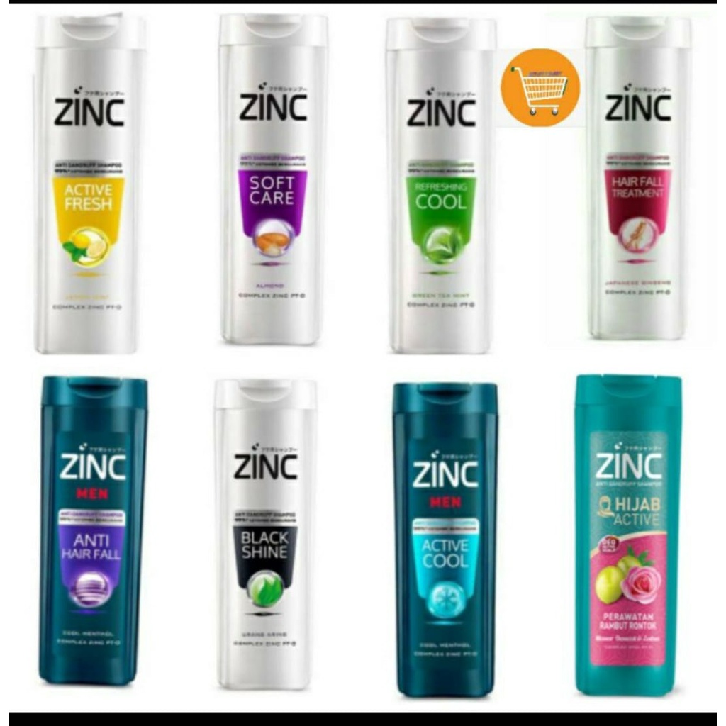 Jual ZINC SHAMPOO all varian 170 ML Exp. 2024 Shopee Indonesia
