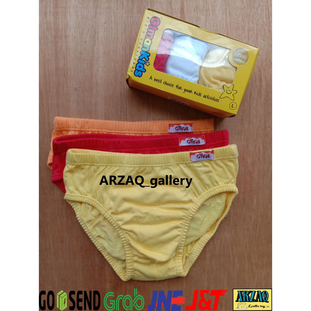 [ isi 3] GT MAN KIDS KUNING Celana dalam gt man kids CD GT man anak CD GTman anak Shopee