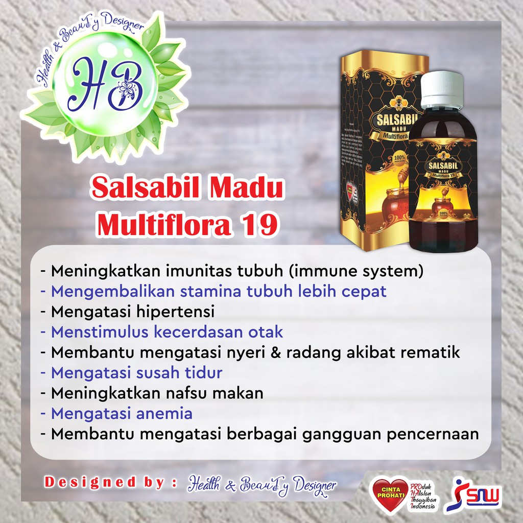 Salsabil Madu Multiflora 19 | Shopee Indonesia