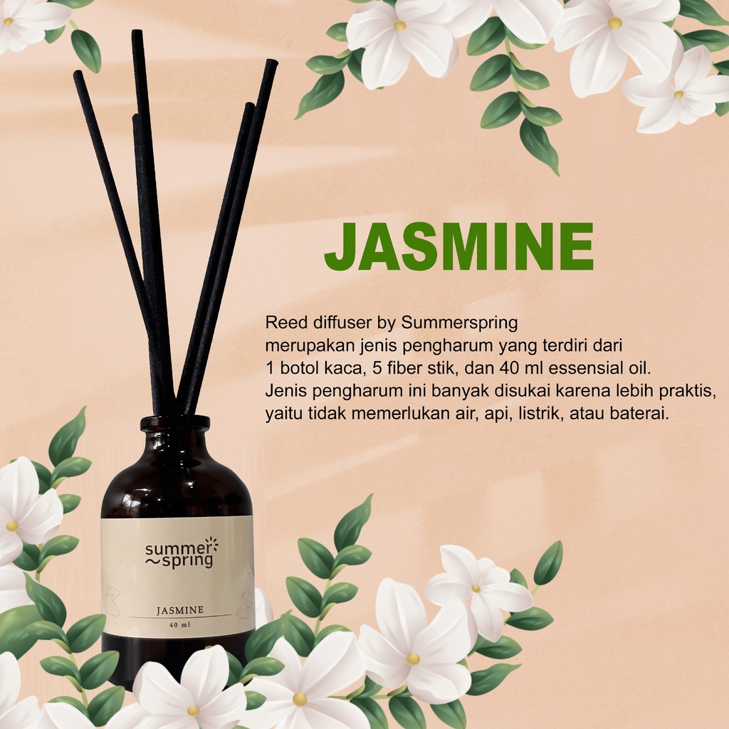 Jual Pengharum Ruangan Reed Diffuser Aroma Jasmine Aromantik dan Paktis