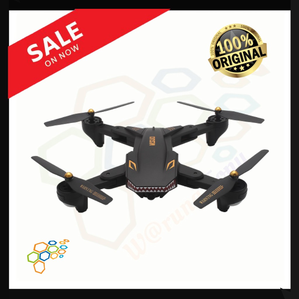 [ORIGINAL] Drone Kamera murah VISUO XS809S Battle SHARK WIFI 2MP Camera