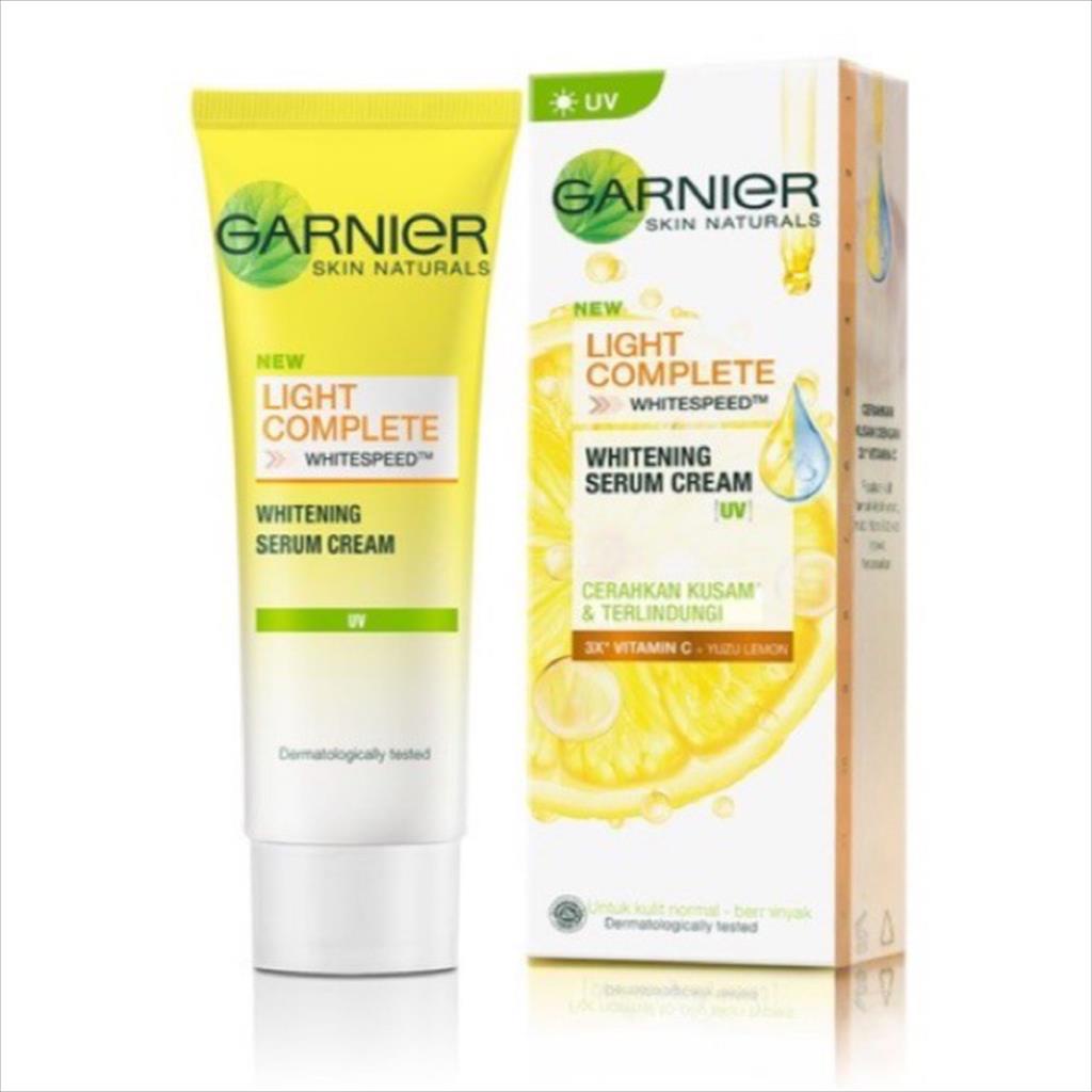 Jual Garnier Light Complete Whitening Serum Cream UV 3x Vit C Indonesia