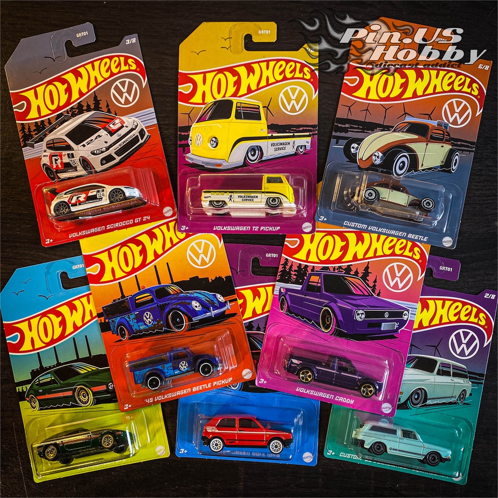 Jual HOTWHEELS VOLKSWAGEN T2 PICKUP , VOLKSWAGEN SCIROCCO GT 24