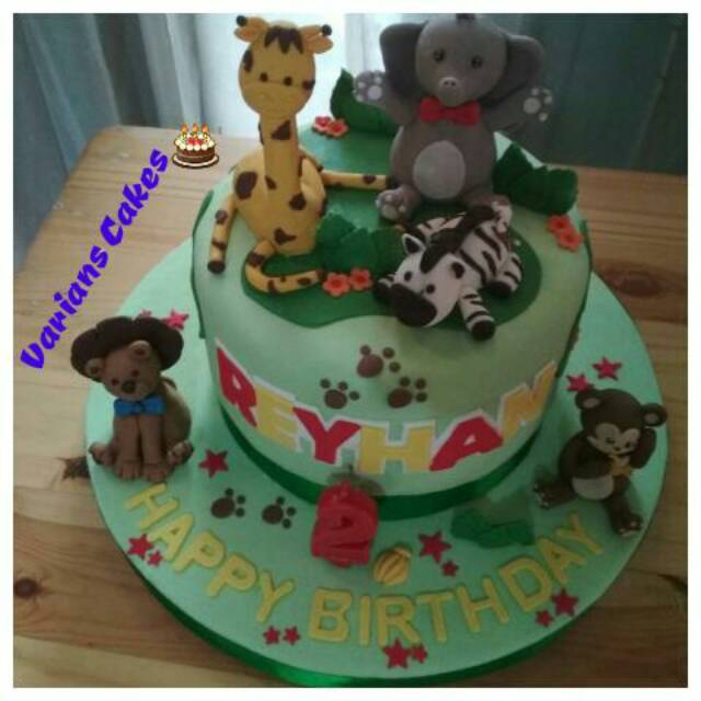 Kue Ulang Tahun Tema Kebun Binatang Ideas
