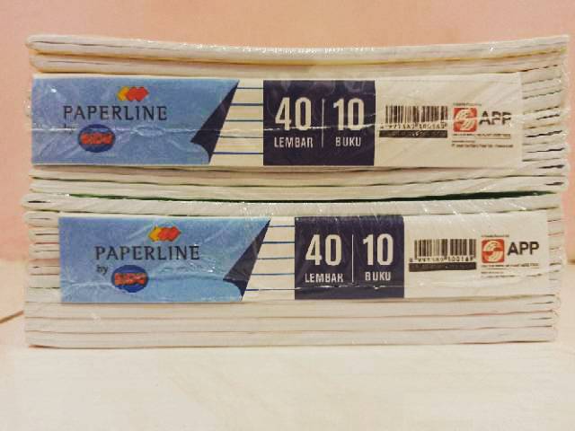Buku tulis isi 40 lembar Paperline 1kodi ( 20buah ) | Shopee Indonesia