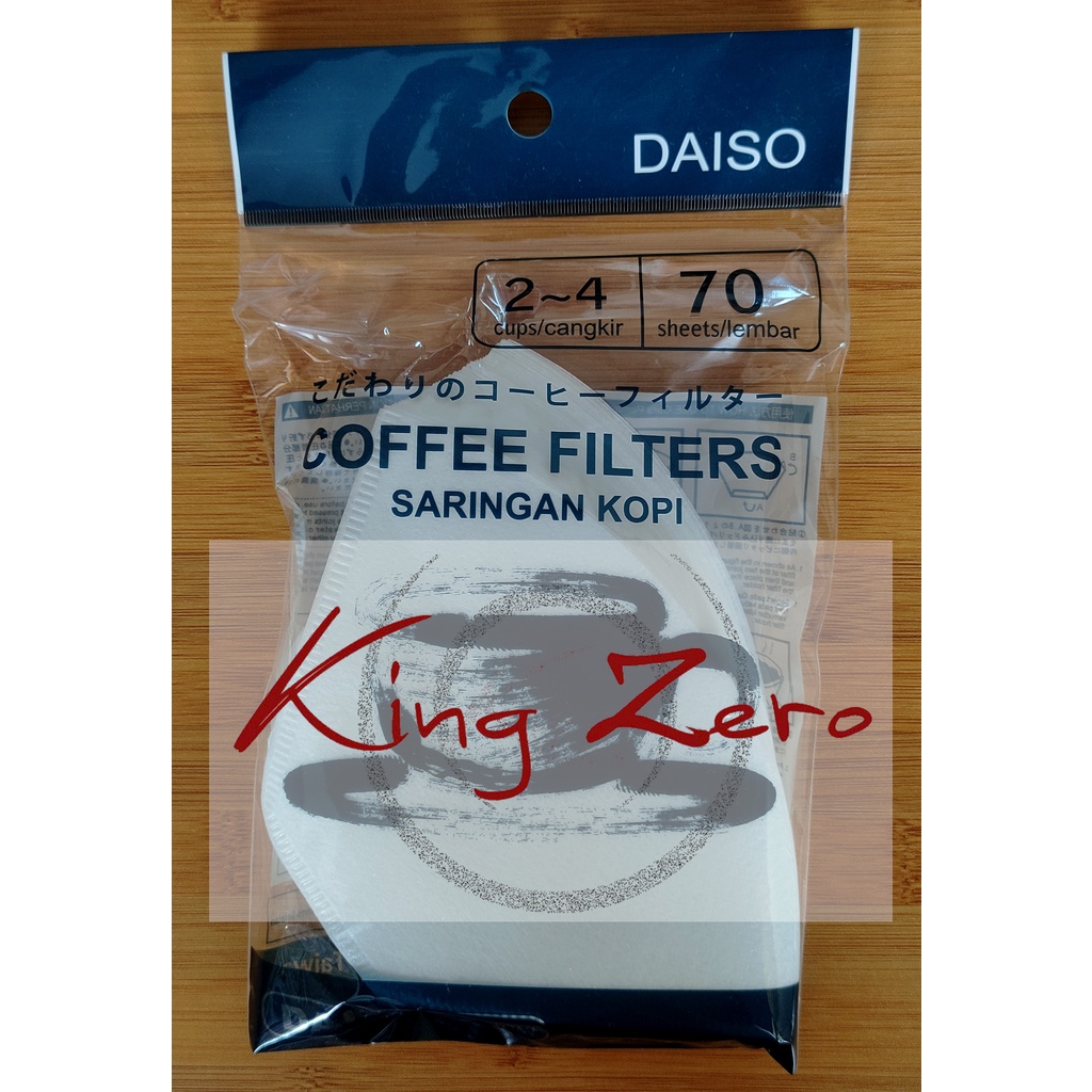 Jual Coffee Filter Paper Daiso 24 Saringan Kopi 70pcs Shopee Indonesia