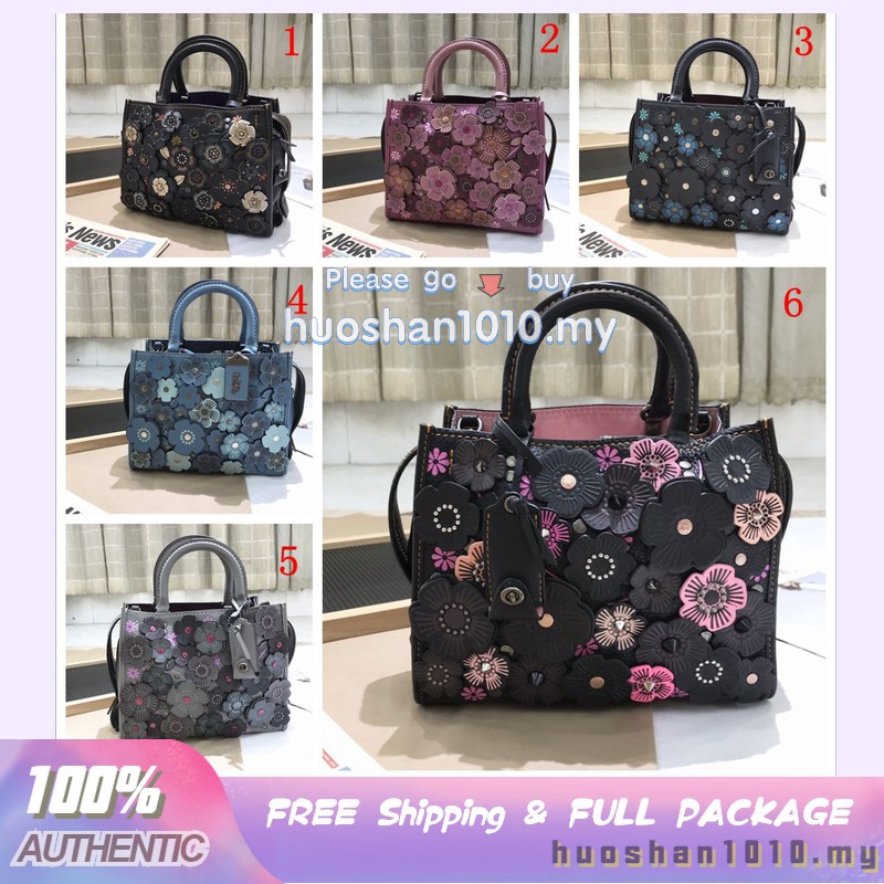 Tas wanita asli Coach 58840 Full Bag dengan stiker 3D