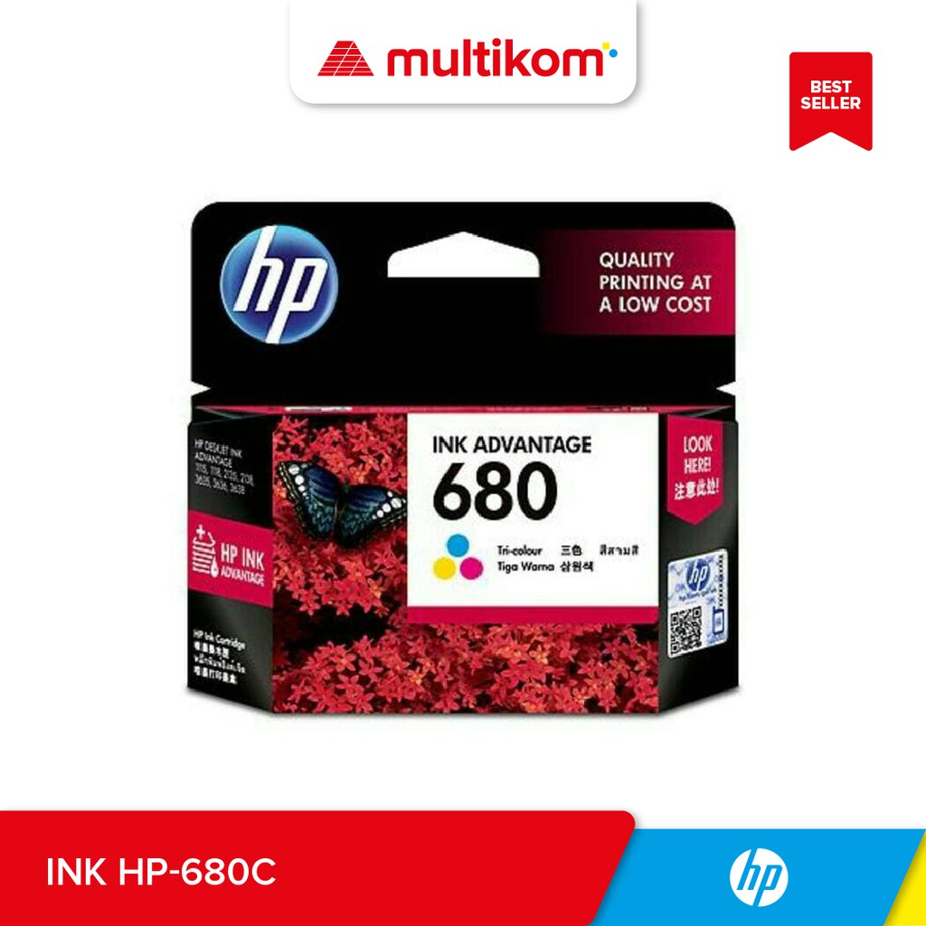 Jual TINTA HP 680 TINTA REFILL COLOR WARNA ORIGINAL REFILL 1115,2135